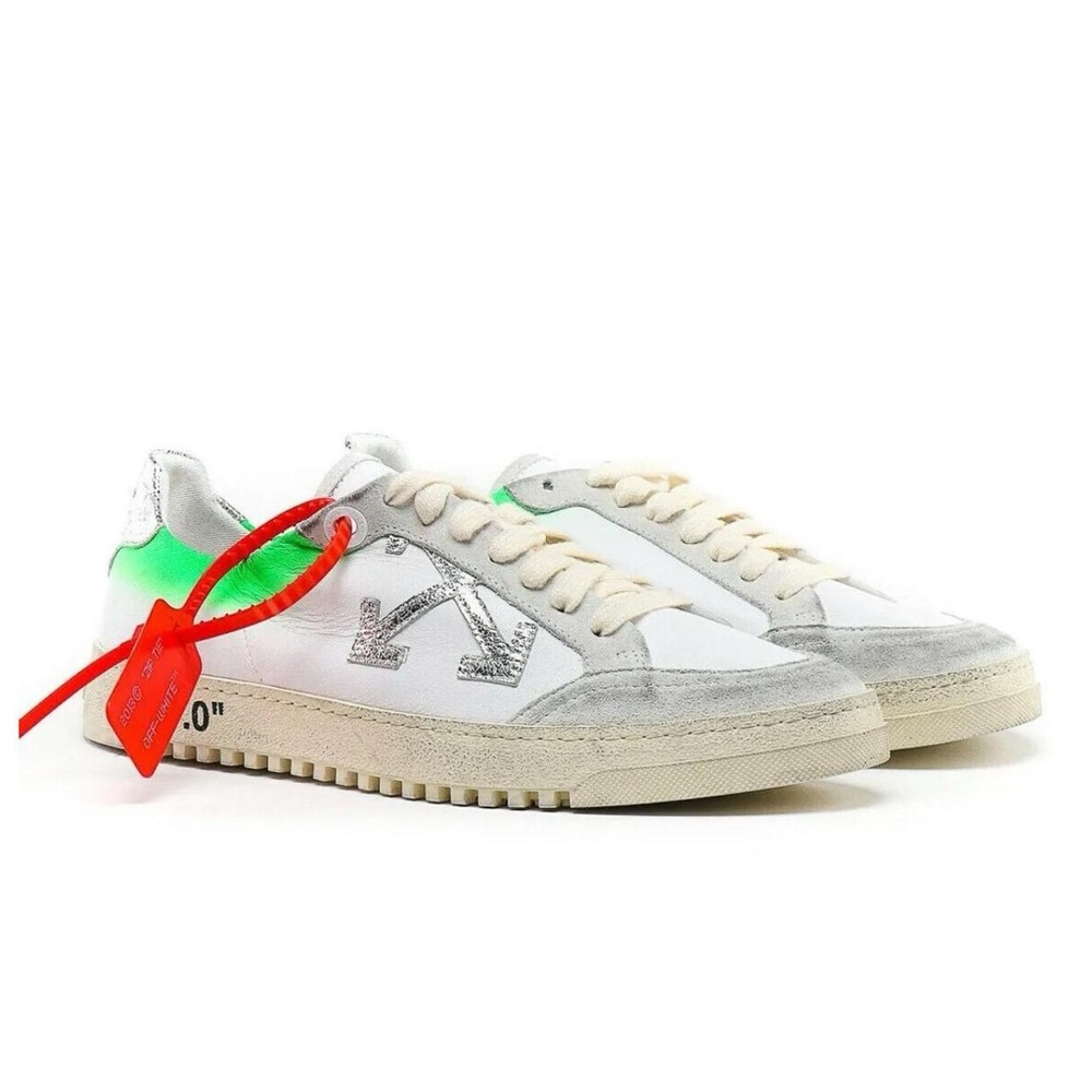 Off-White 2.0 Green Spray FW19 SIZE 7 WOMENS Decent condition — def worn in